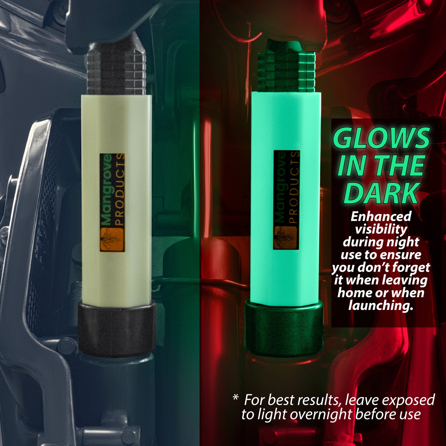 Glow in the Dark Transom Saver (1-Pipe)