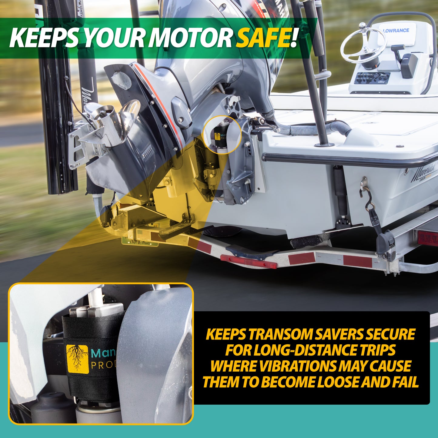TS-Strap: Locking Transom Saver Strap for Single-Ram Rubber Block or Wedge