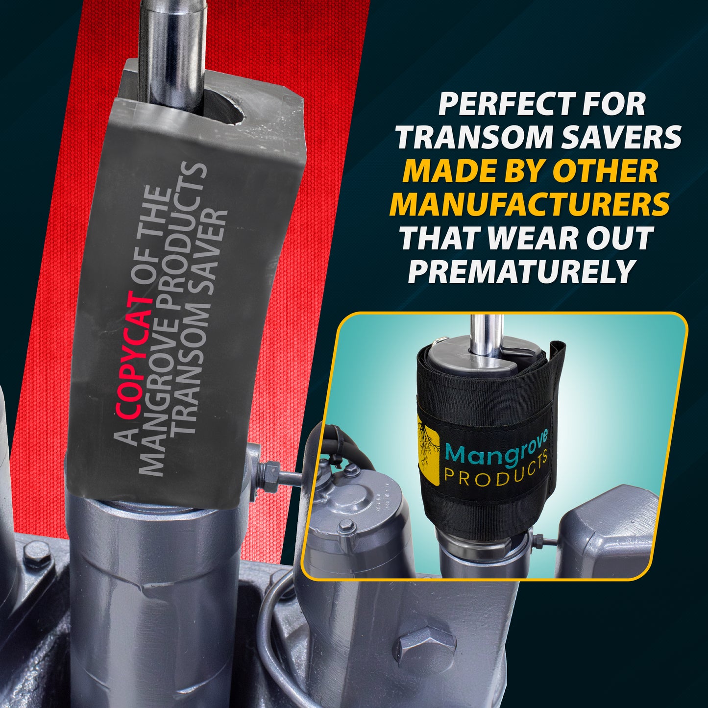 TS-Strap: Locking Transom Saver Strap for Single-Ram Rubber Block or Wedge