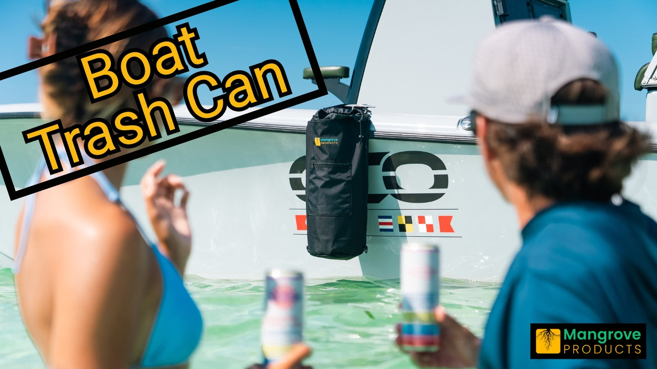 Boat Trash Can fully enclosed boat trash bag