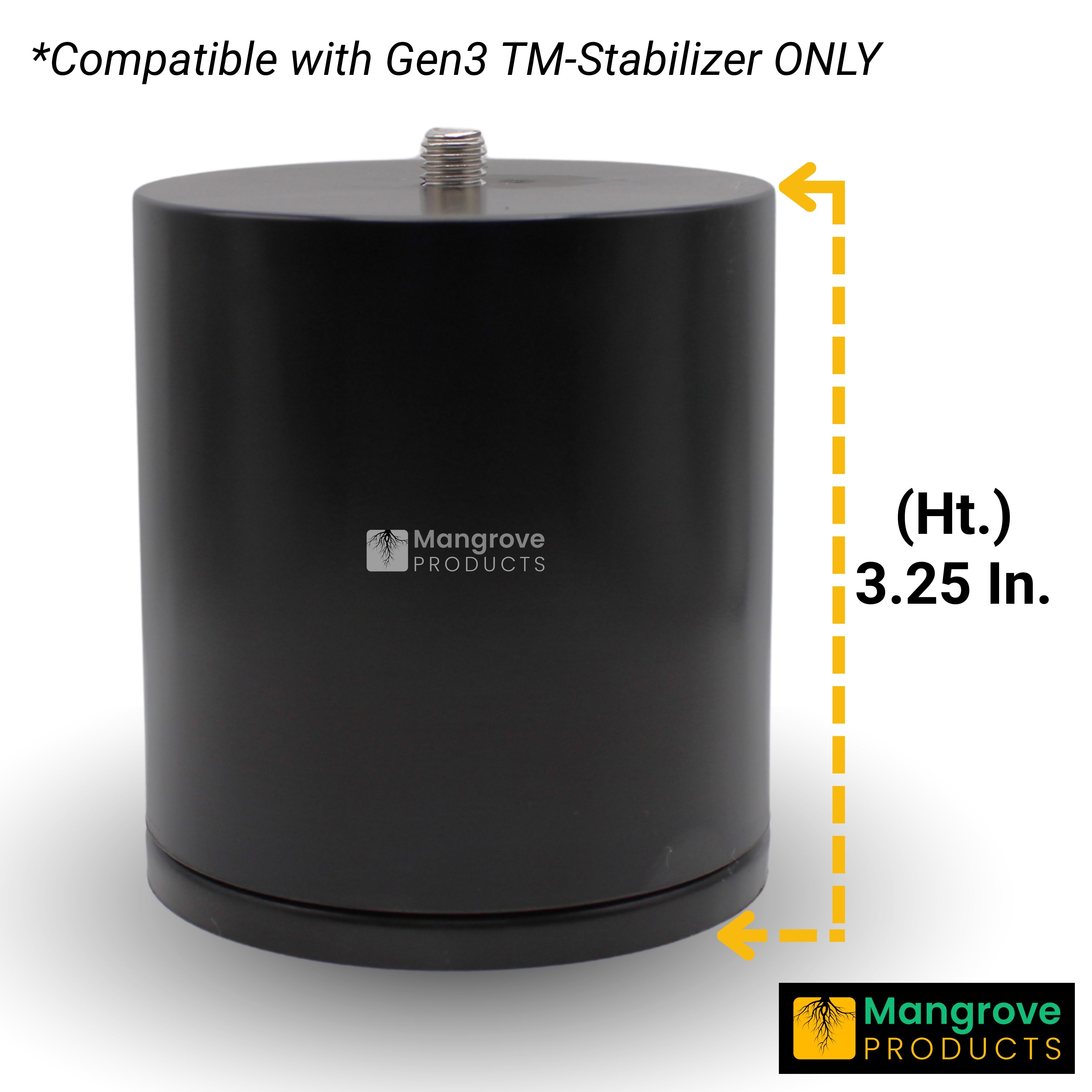 TM-Spacer 3.25” Stackable Extension for TM-Stabilizer Gen3