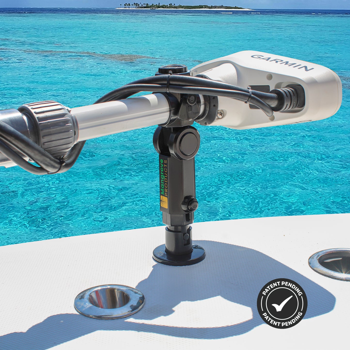 Garmin Trolling Motor Stabilizer Trolling motor support for Garmin