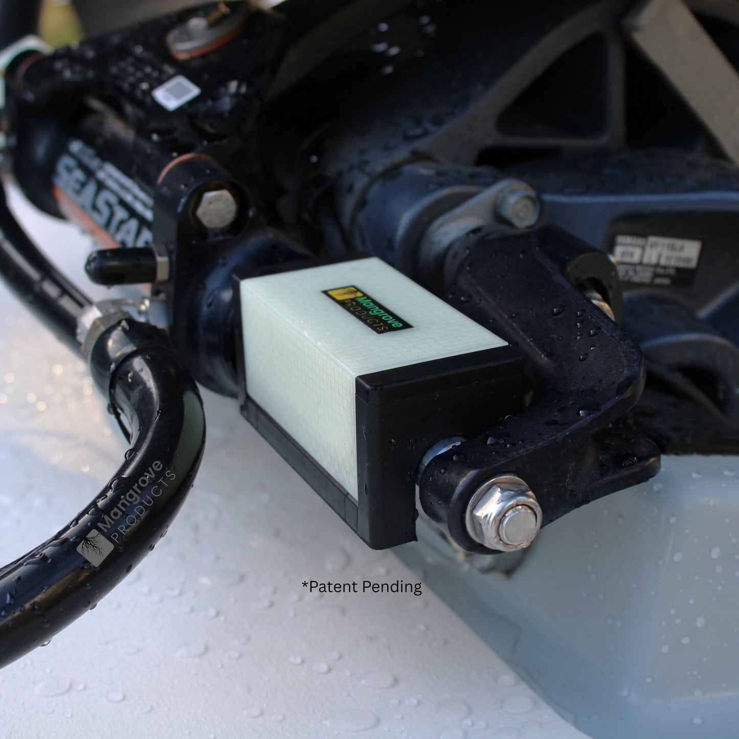Outboard Hydraulic Steering Lock: 4" ST-Stops (Pair-Glow in the Dark)