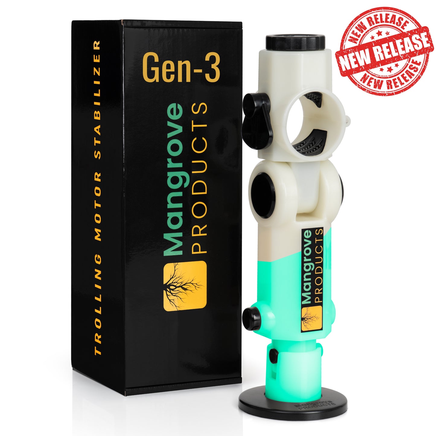 Trolling Motor Stabilizer Gen3: for Garmin Force-Kraken and Others (GLOW IN THE DARK)