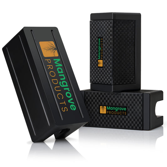 Full outboard motor support with transom saver block and outboard steering lock color black by Mangrove Products