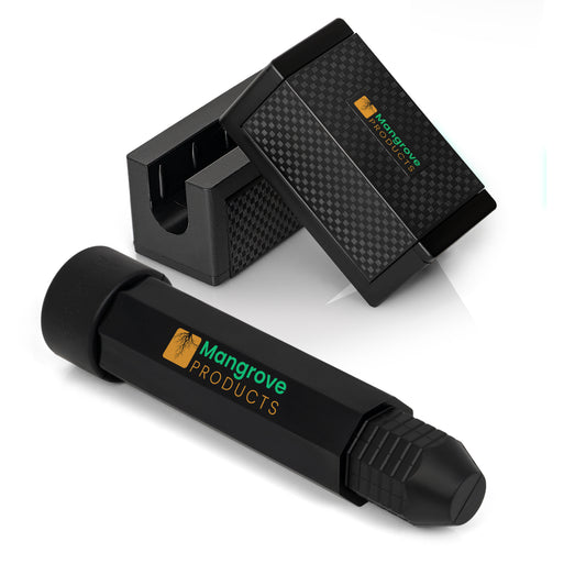 FULL Outboard Motor Support TS-Pipe GEN-2 (1-Pipe) AND ST-Stops (Pair) BLACK