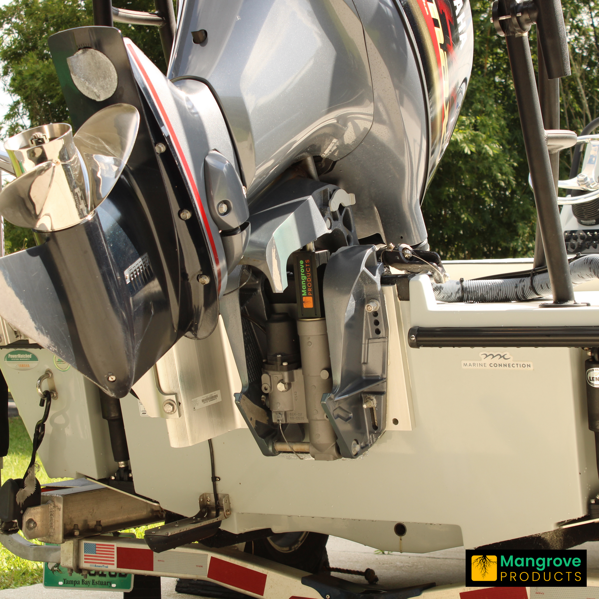 Transom Saver for Yamaha Single RAM Outboards