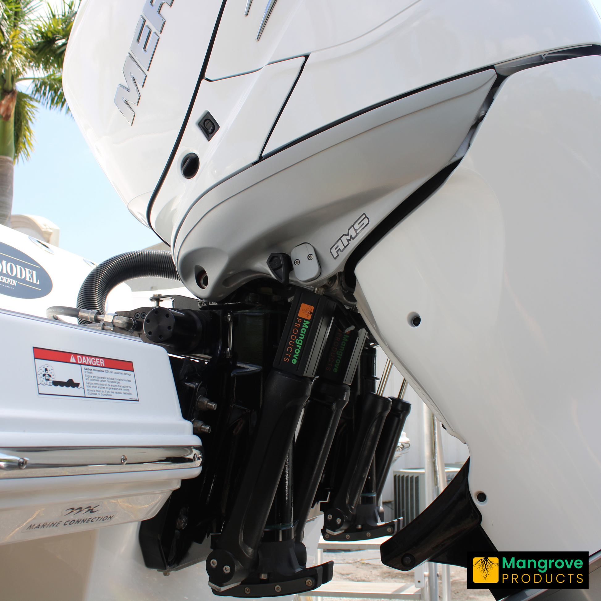 Transom saver mercury Verado engine support ts-block (2-Block)